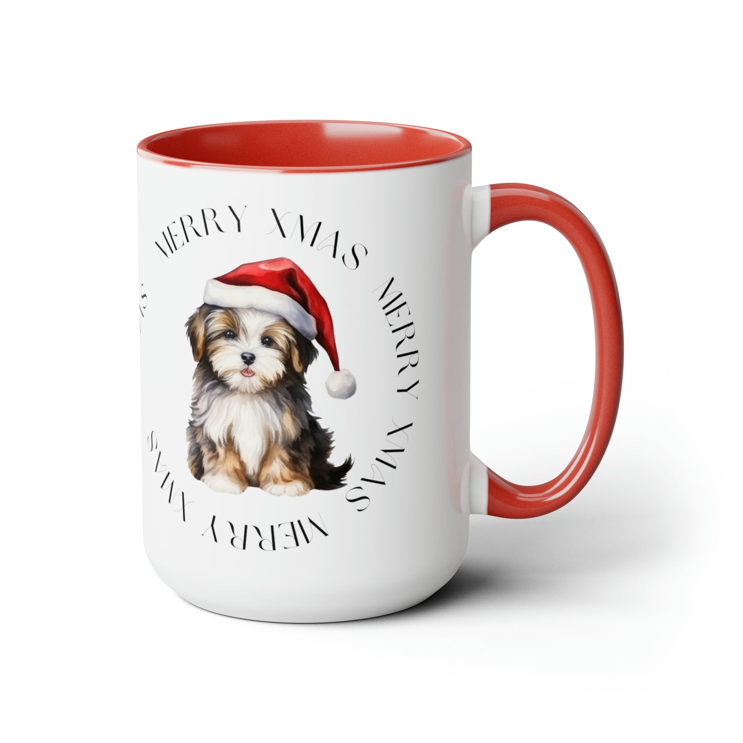 Two-Tone Christmas Coffee Mugs
