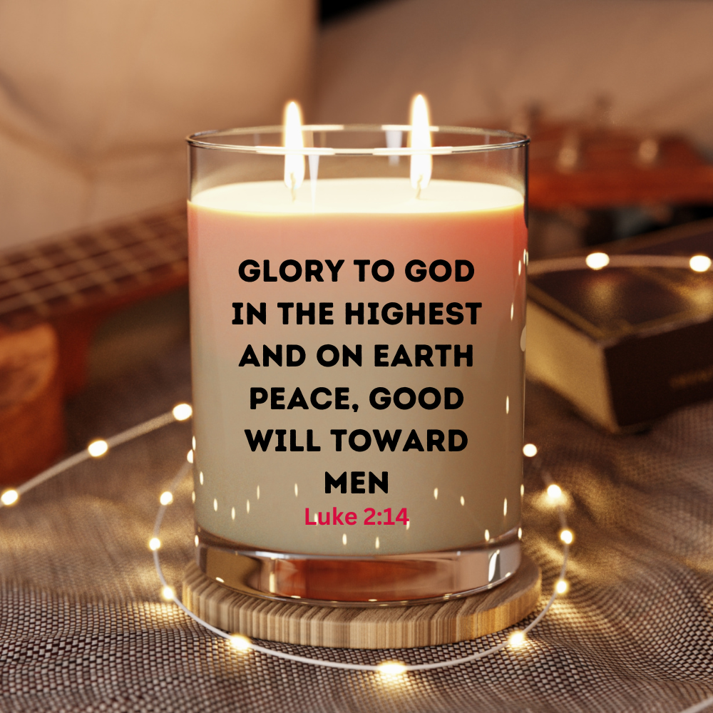 Scented Candle - Christmas Glory Script