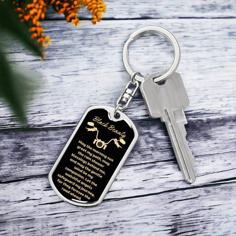 Tag with Swivel Keychain