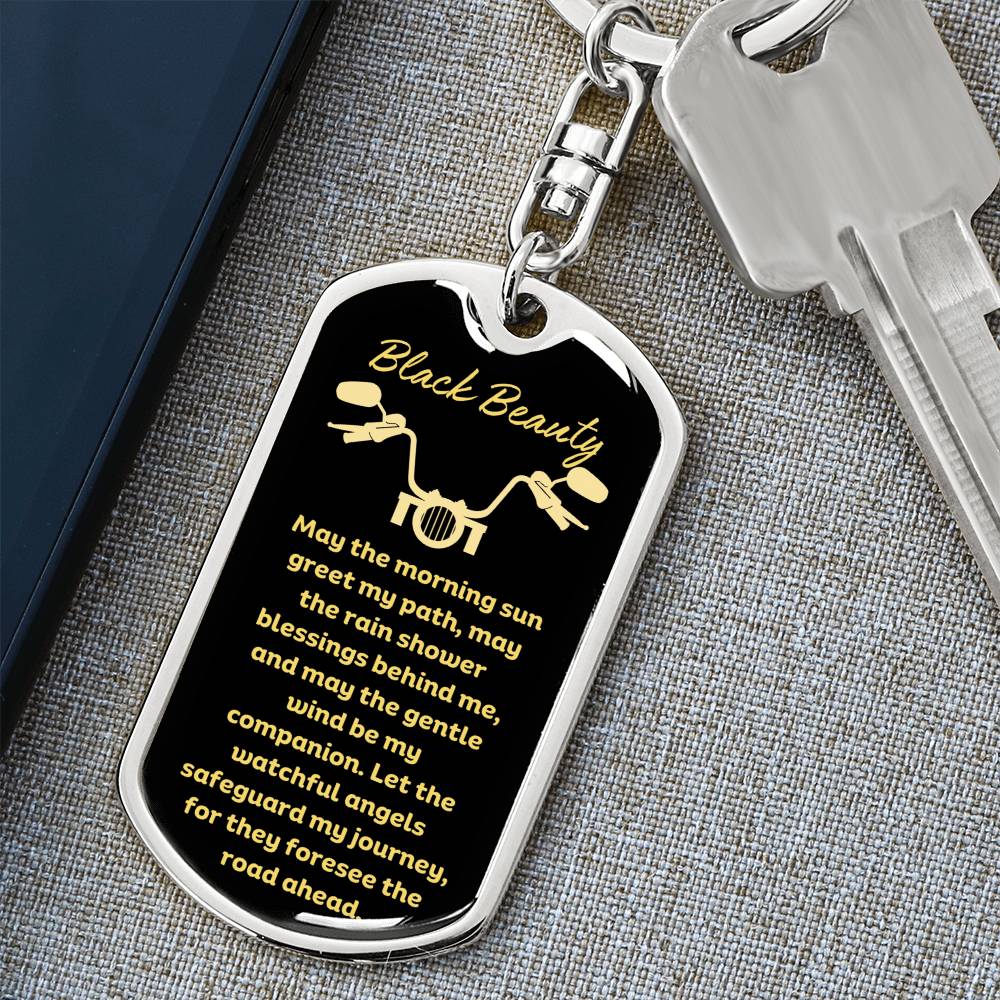 Tag with Swivel Keychain