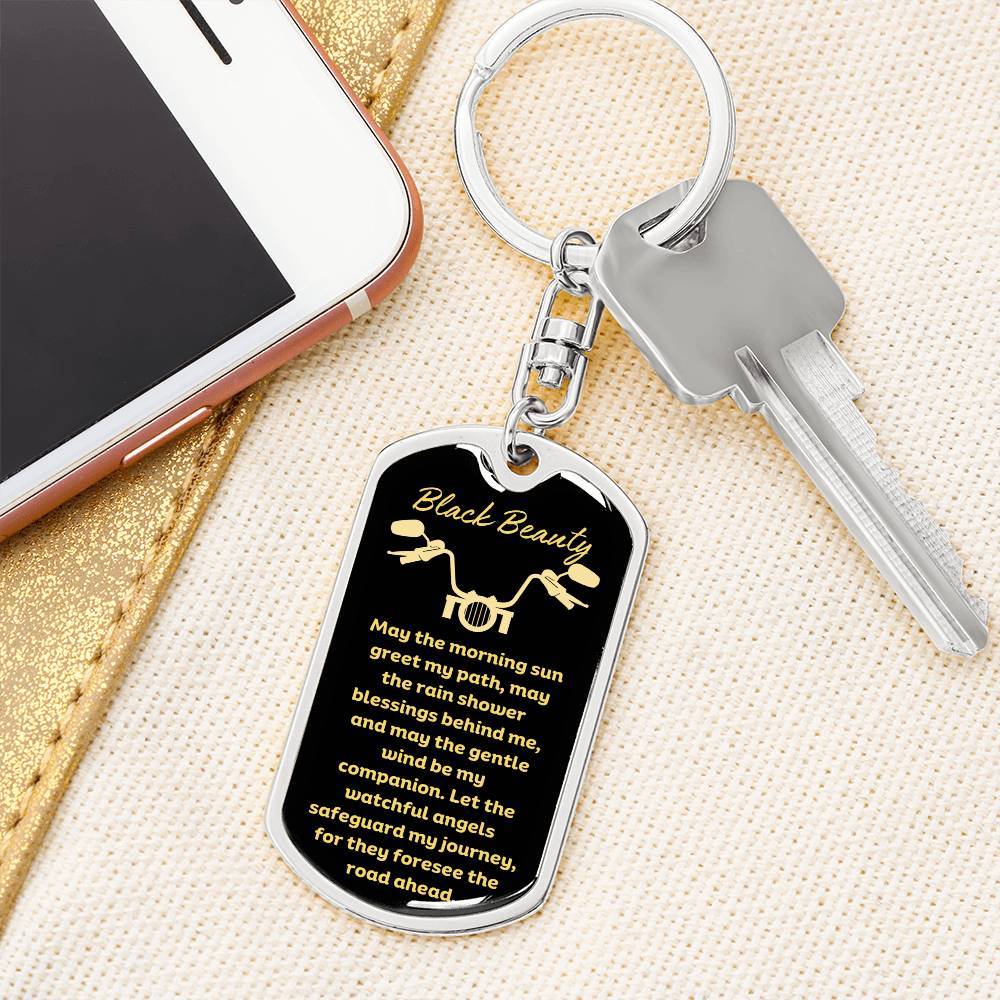 Tag with Swivel Keychain