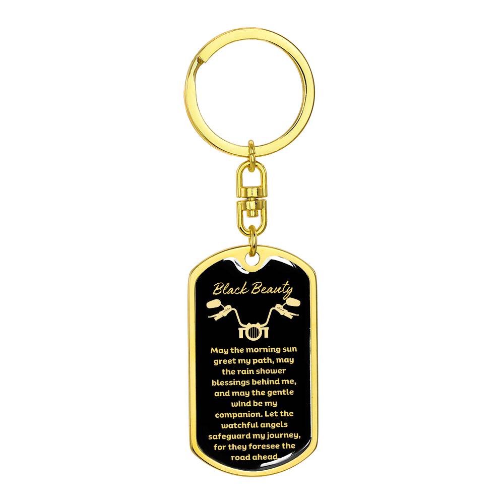 Tag with Swivel Keychain