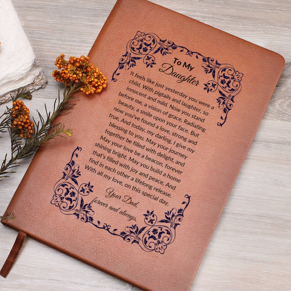 Graphic Journal | Wedding Journal To Daughter