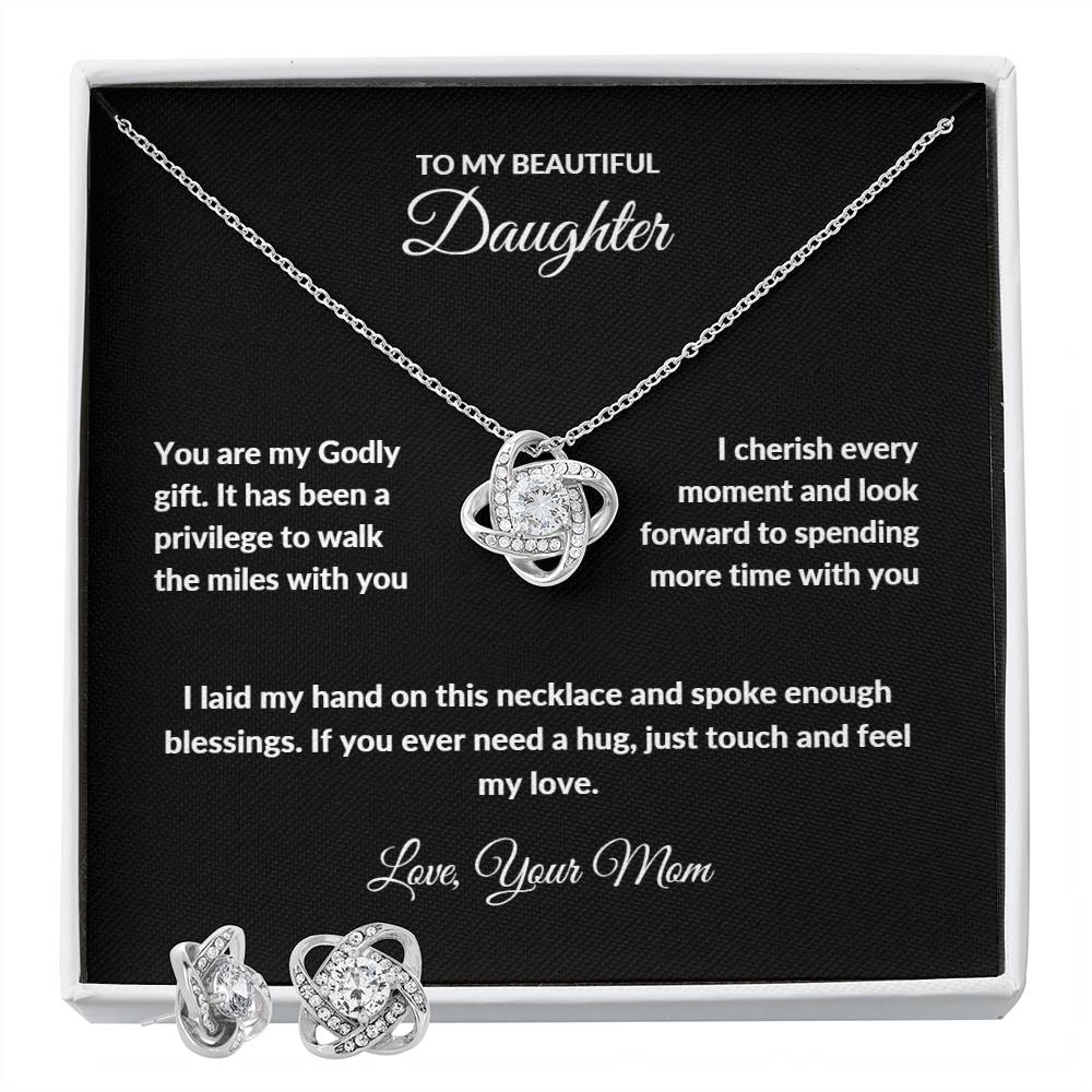 Love Knot Earrings & Necklace | From Mom