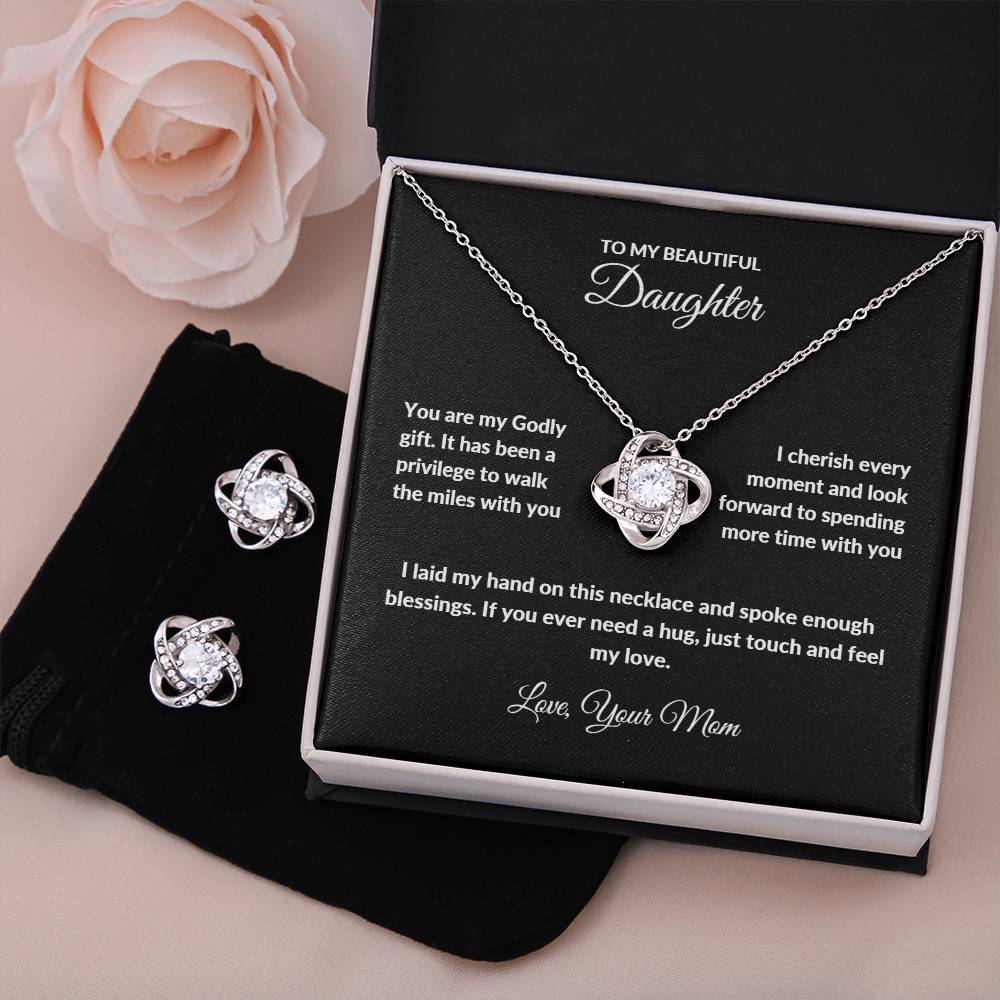 Love Knot Earrings & Necklace | From Mom