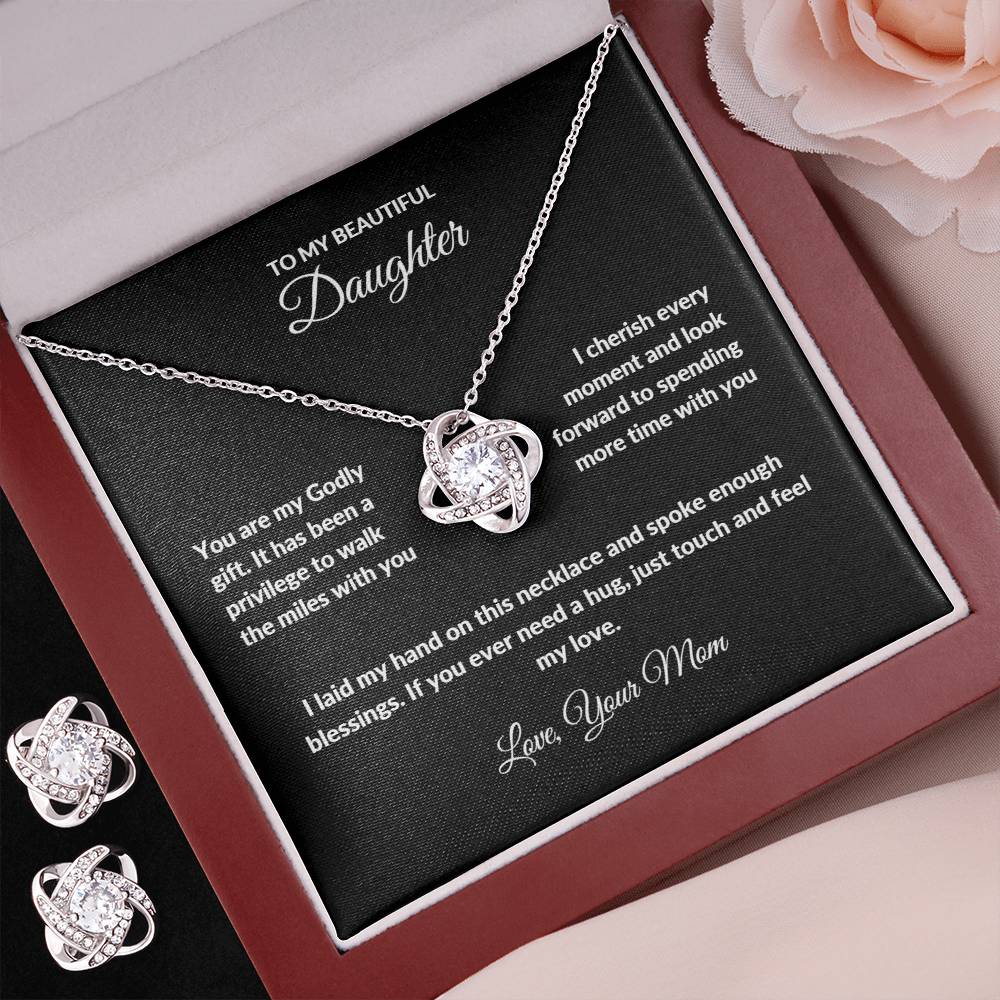 Love Knot Earrings & Necklace | From Mom