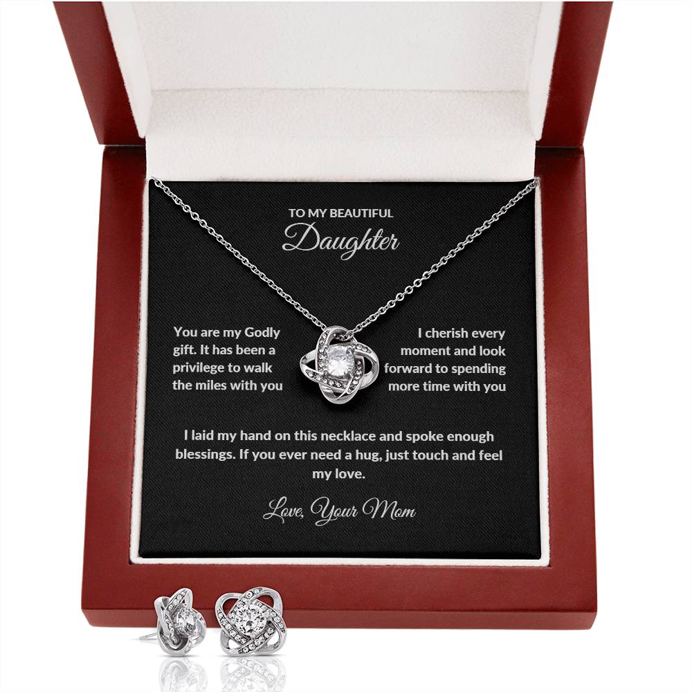 Love Knot Earrings & Necklace | From Mom