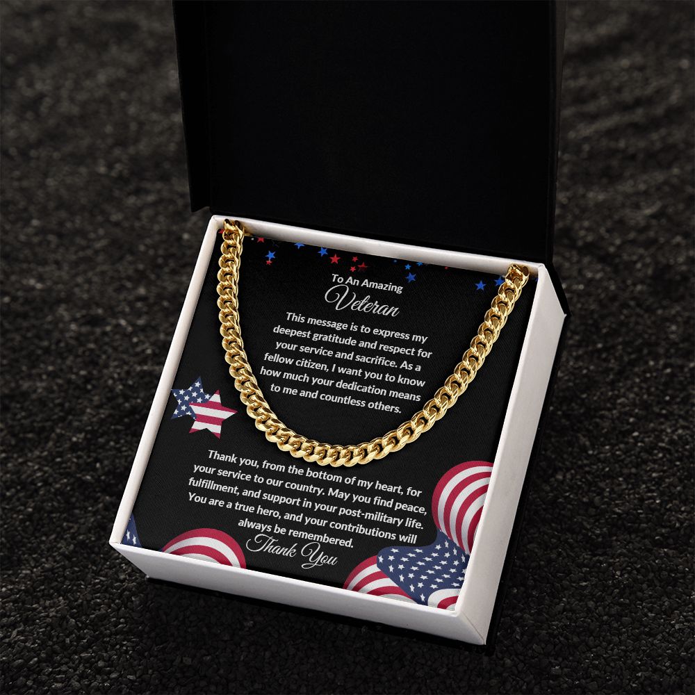 Veteran Appreciation | Cuban Link Chain