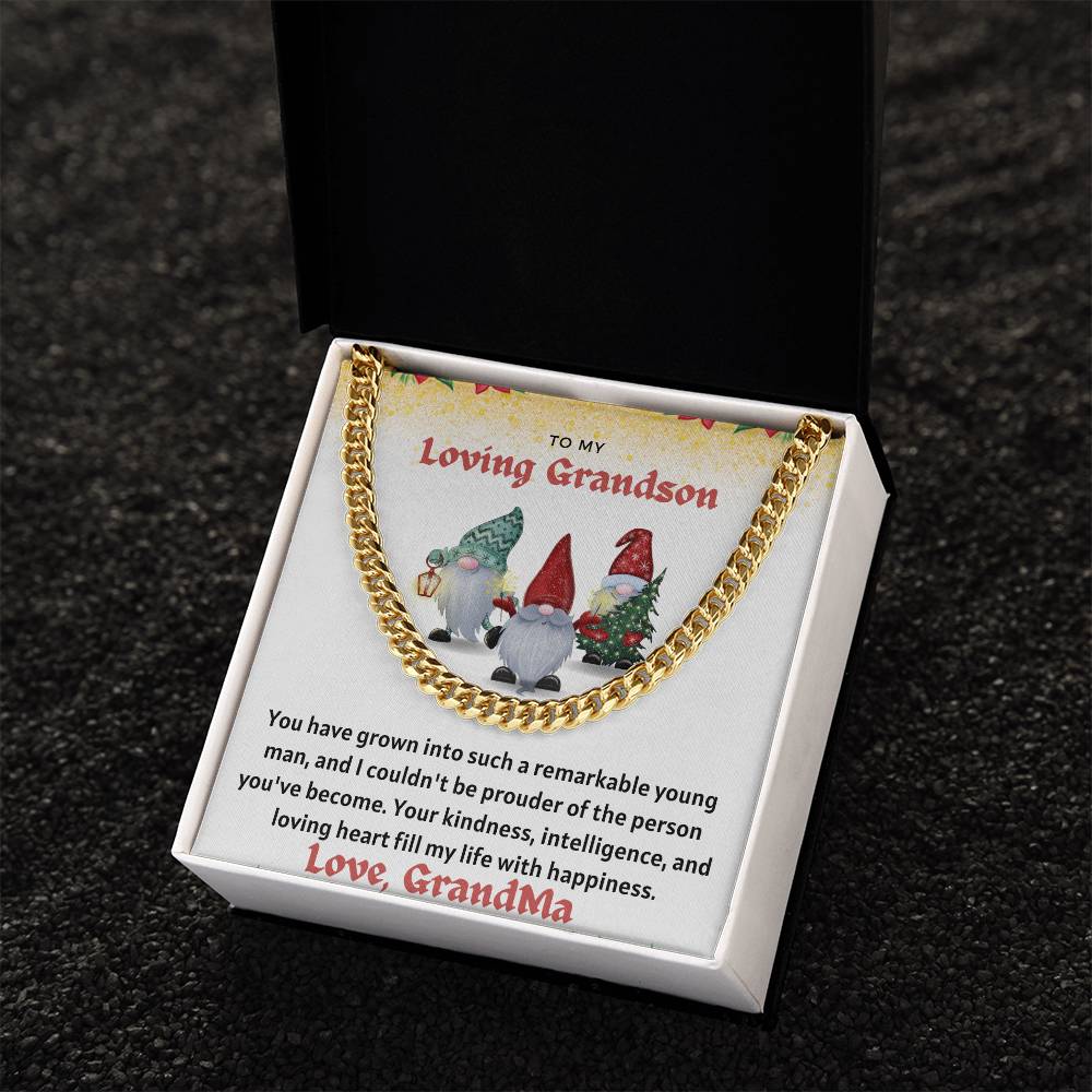 Christmas Gift for Grandson : Cuban Link Chain