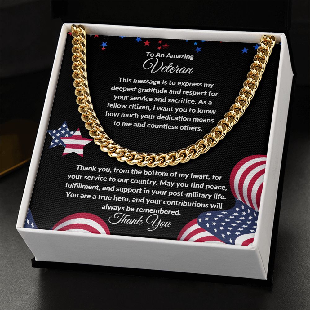 Veteran Appreciation | Cuban Link Chain