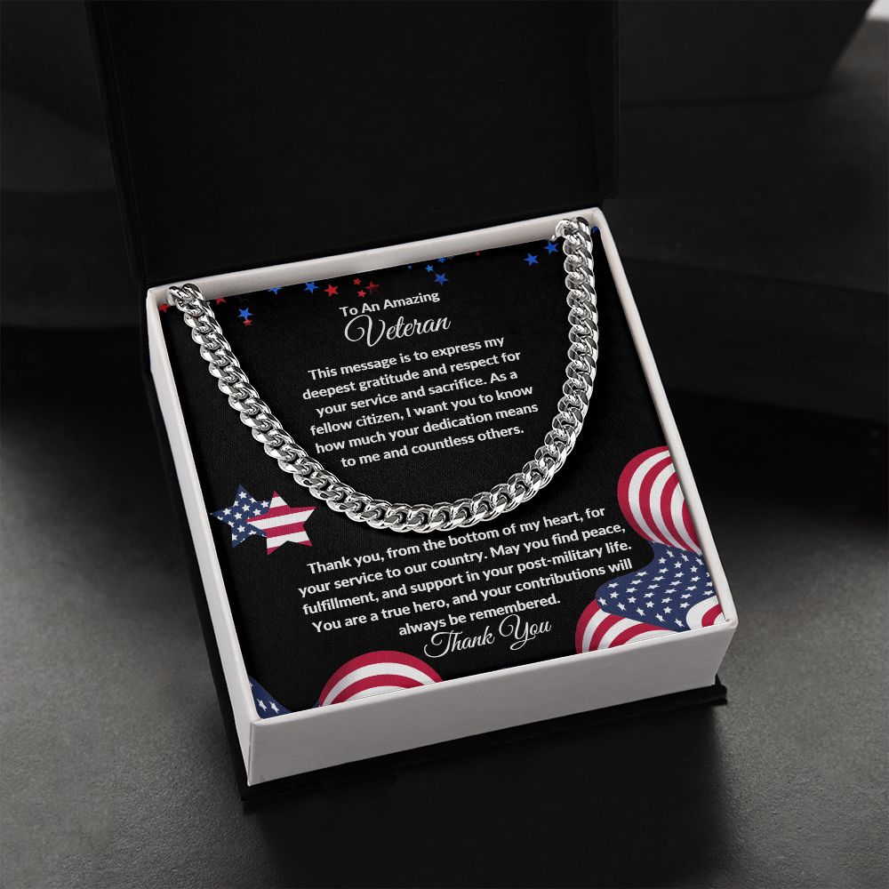 Veteran Appreciation | Cuban Link Chain