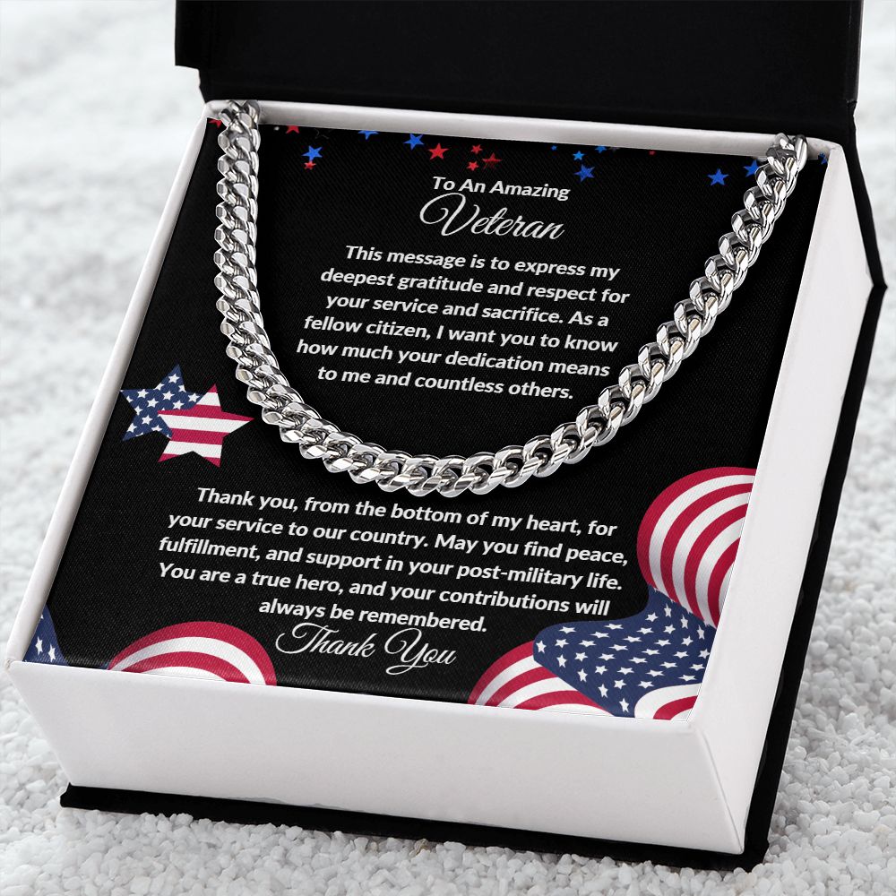 Veteran Appreciation | Cuban Link Chain