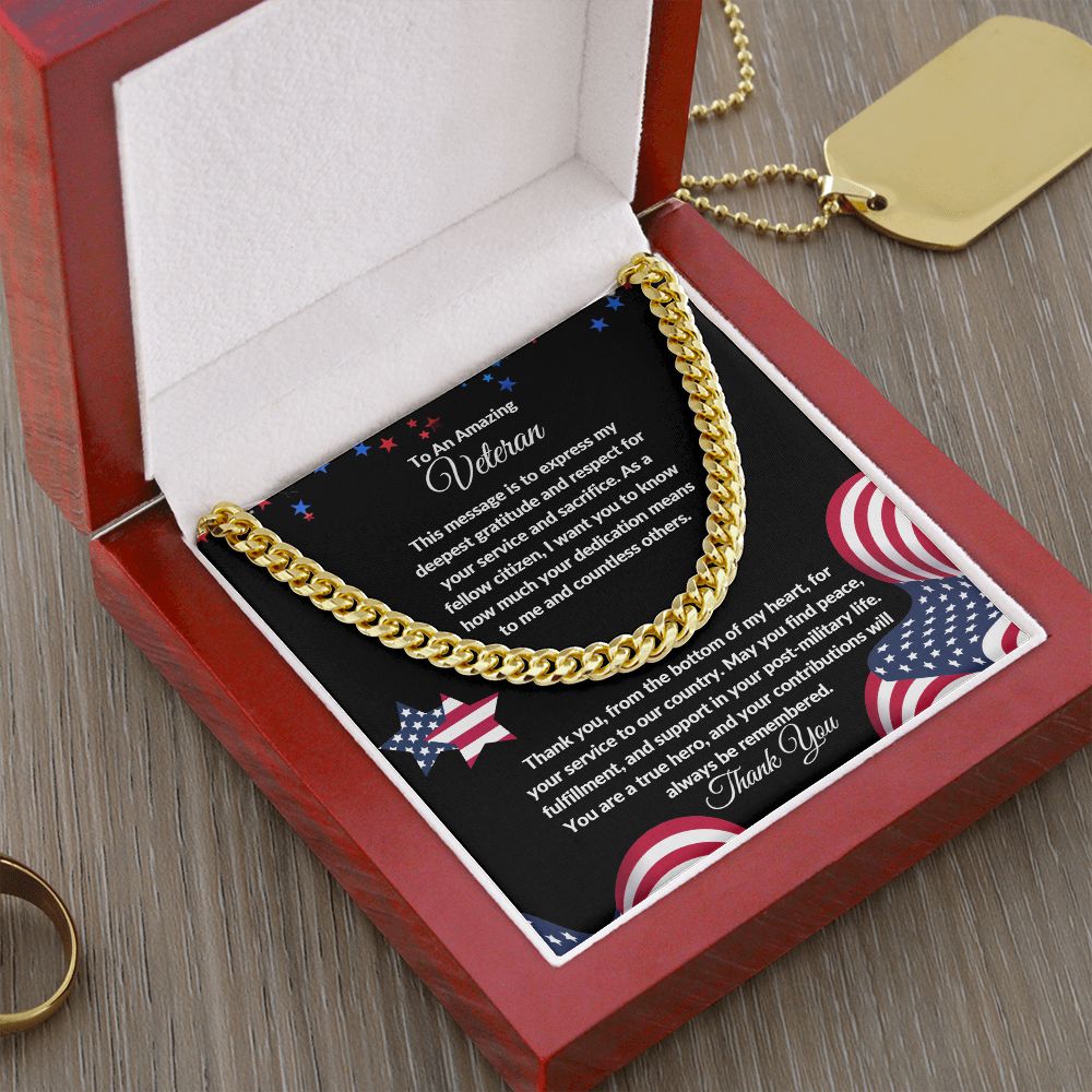Veteran Appreciation | Cuban Link Chain