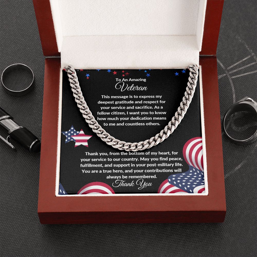 Veteran Appreciation | Cuban Link Chain