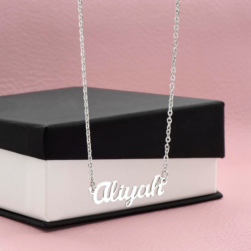Custom Name Necklace (With MC) Christmas