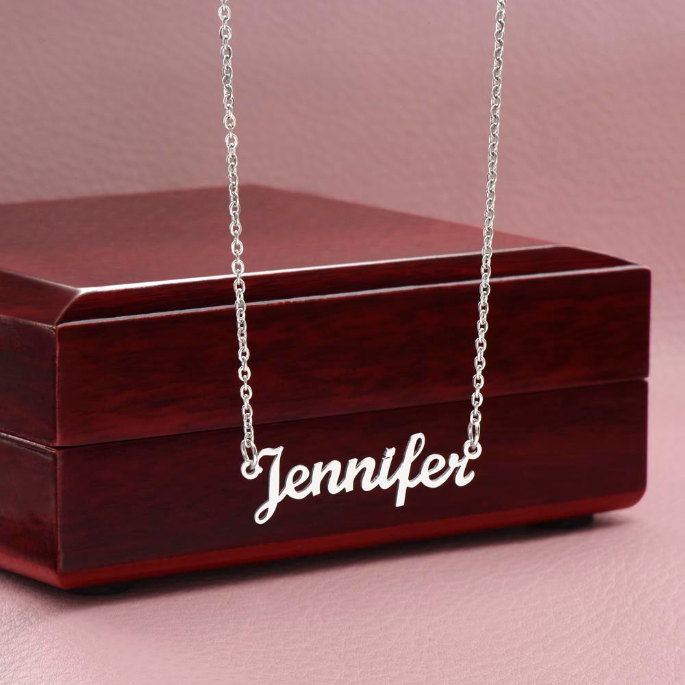 Custom Name Necklace (With MC) Christmas