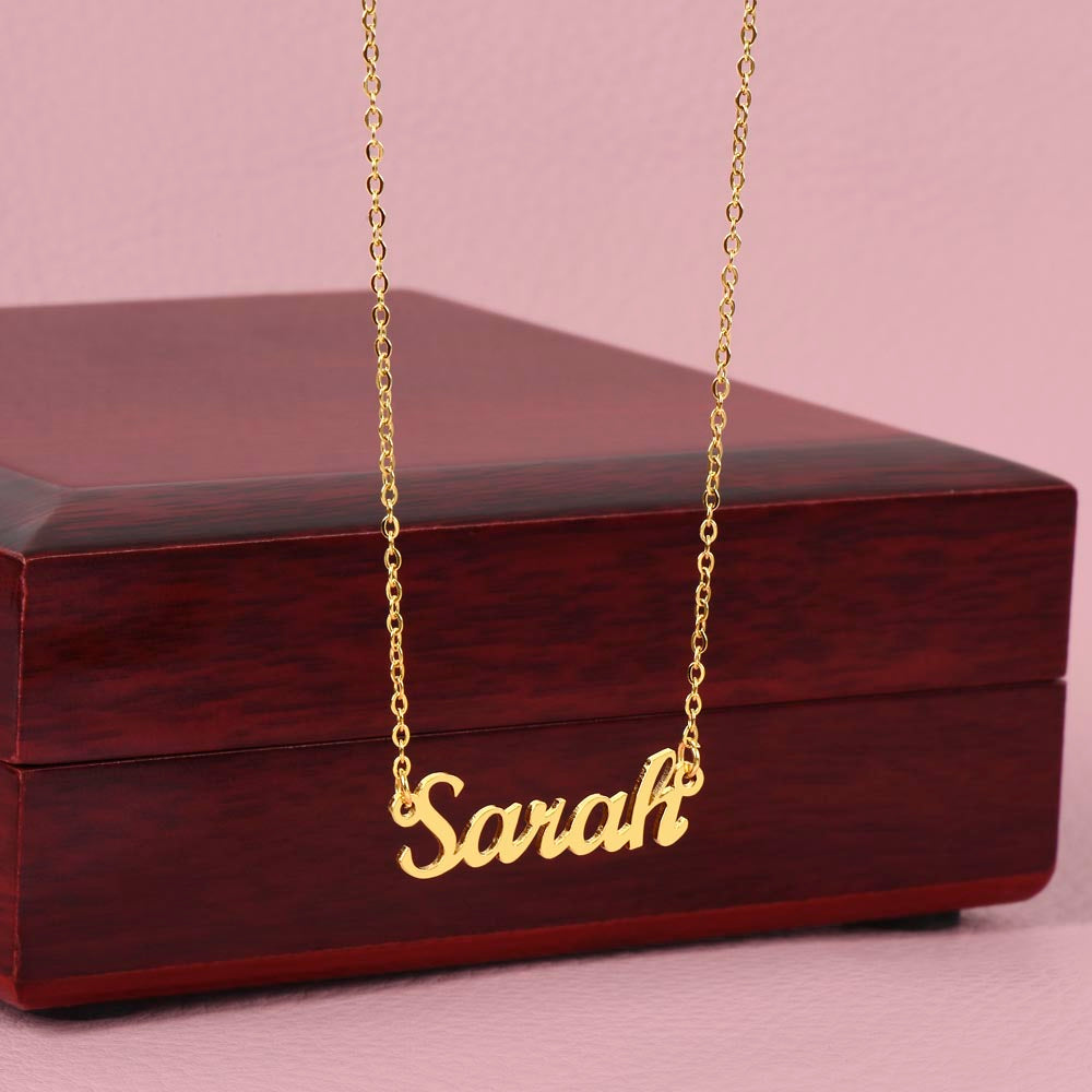 Custom Name Necklace (With MC) Christmas