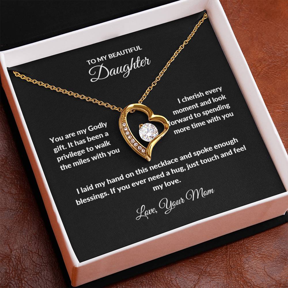 Forever Love Necklace with On Demand Message Card | From Mom