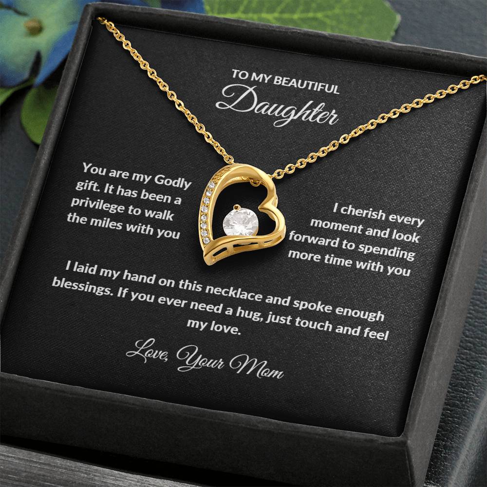 Forever Love Necklace with On Demand Message Card | From Mom