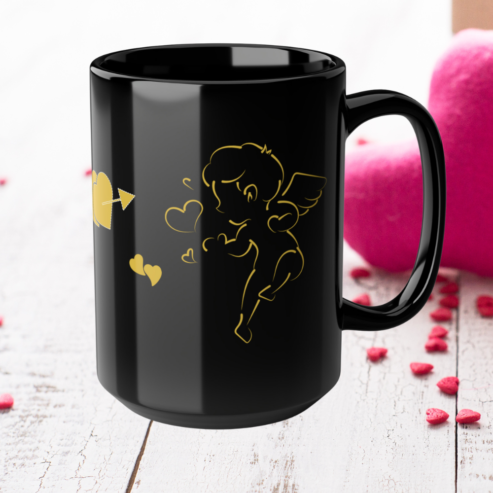 Black Valentines Mug