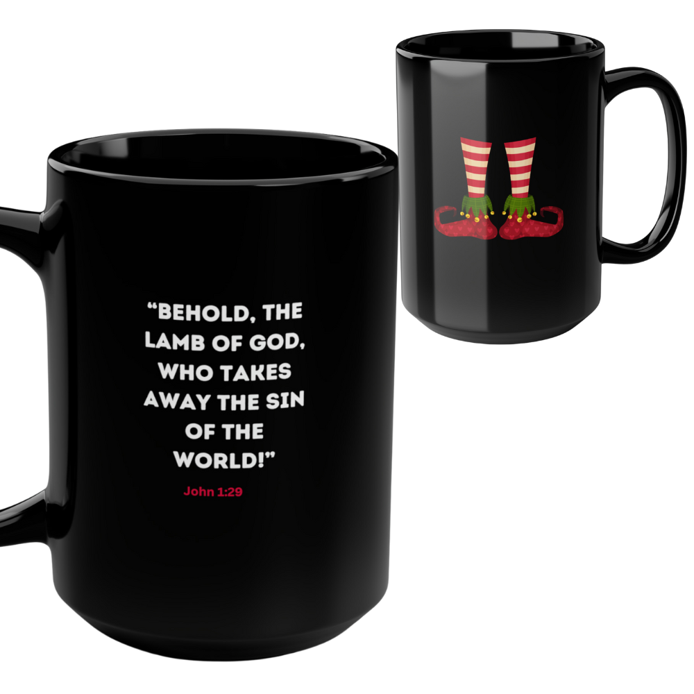 Black Christmas Mug  (DLEG)